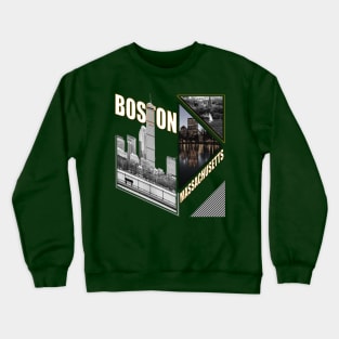 Boston Massachusetts Crewneck Sweatshirt